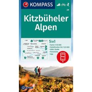 29 Kompass Wanderkarte Kitzbüheler Alpen